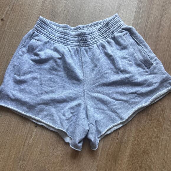 Aerie Fleece-Of-Mind High Waisted Gray Short Sz S - Picture 1 of 6